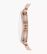 Michael Kors Women’s Quartz Stainless Steel Rose Gold Dial 36mm Watch (MK3785)